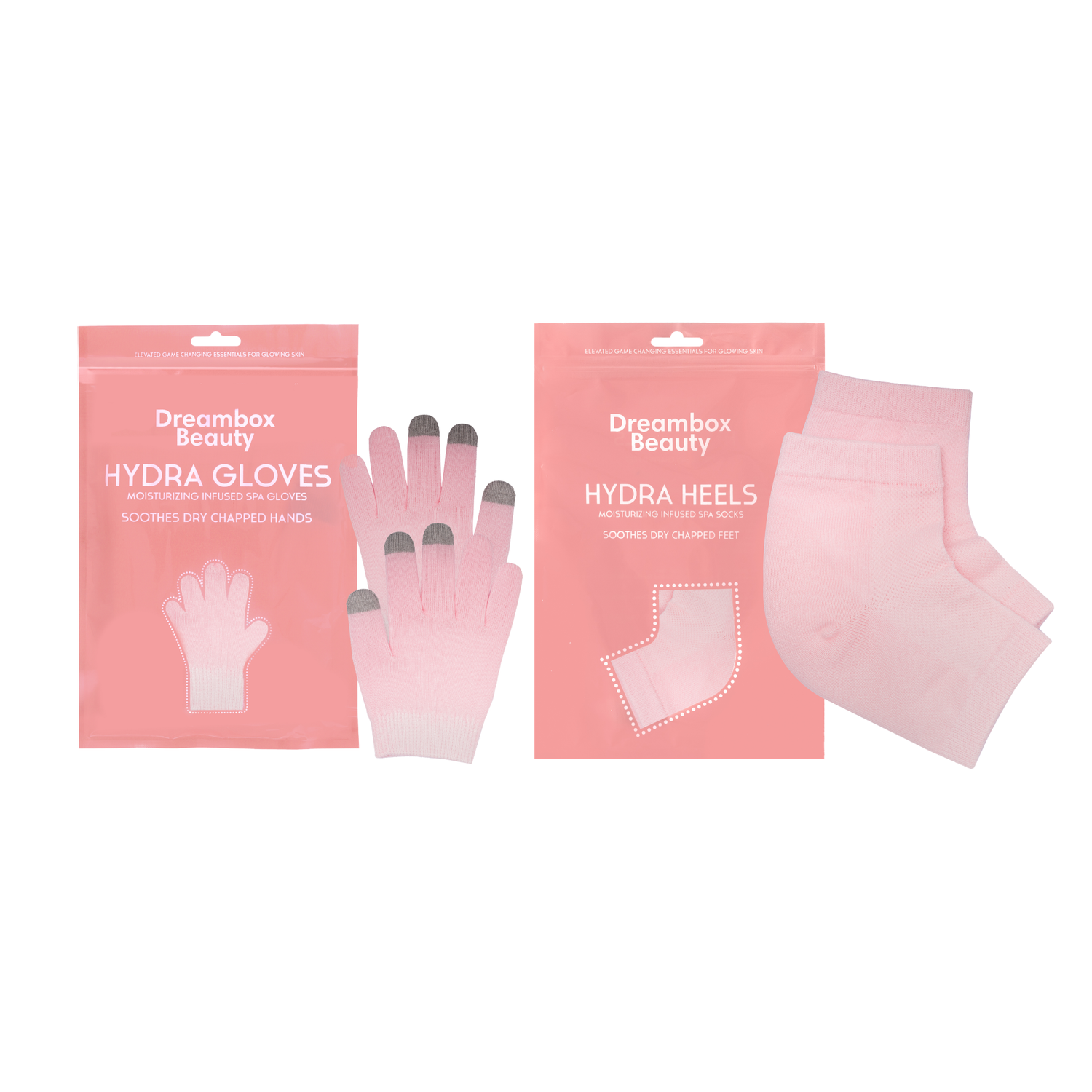 Cozy Recovery Set – Hydrating Spa Gloves & Socks for Dry Hands & Feet - Dreambox Beauty