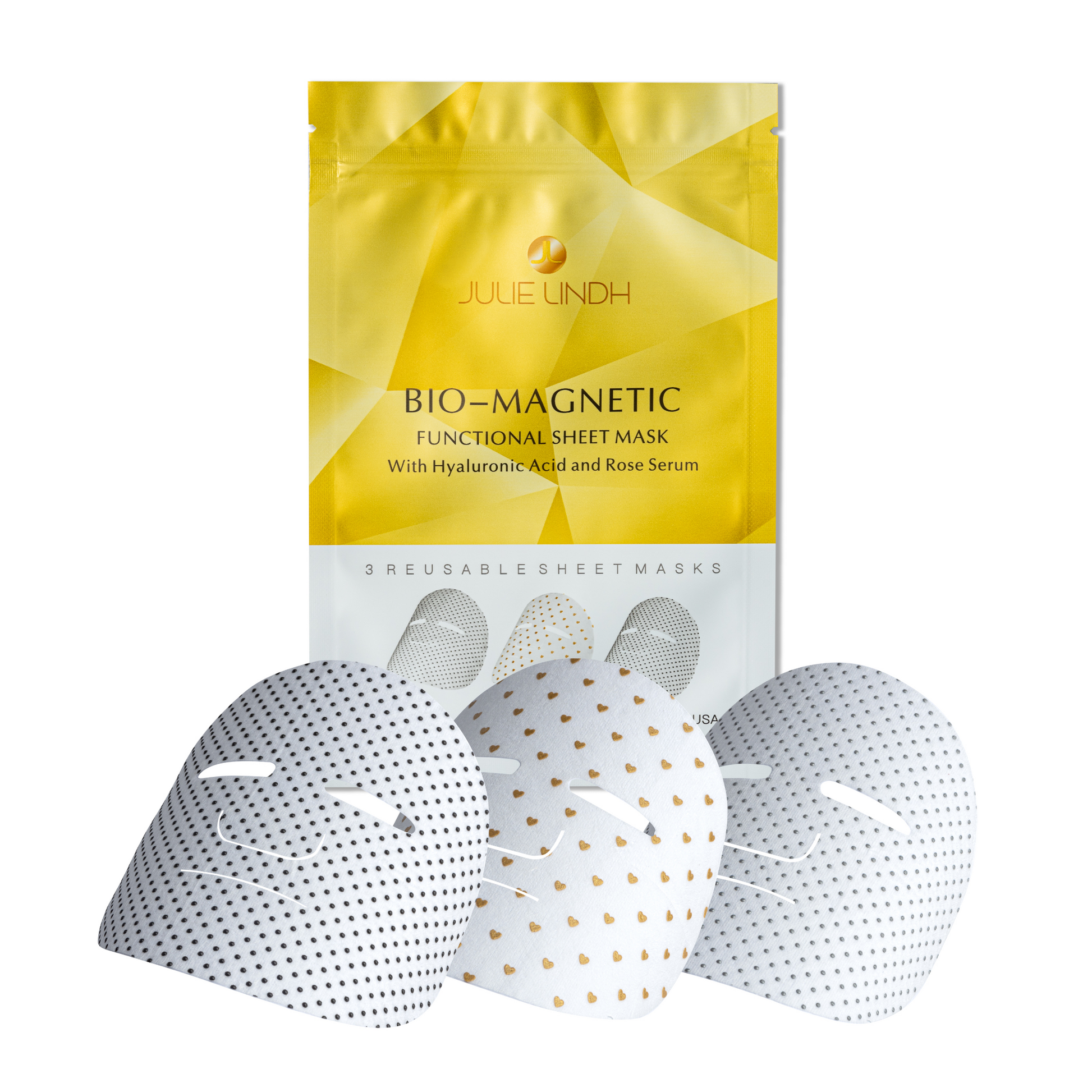 Bio-Magnetic Sheet Mask [Hyaluronic Acid Rose Serum] - Dreambox Beauty