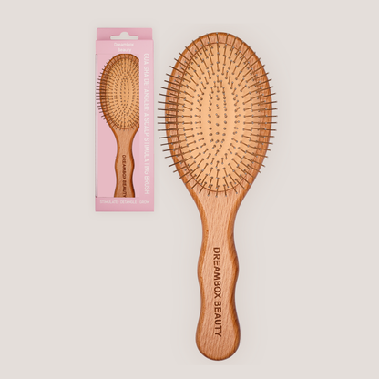 Scalp Massage Brush for Hair Growth | Gua Sha Detangler - Dreambox Beauty