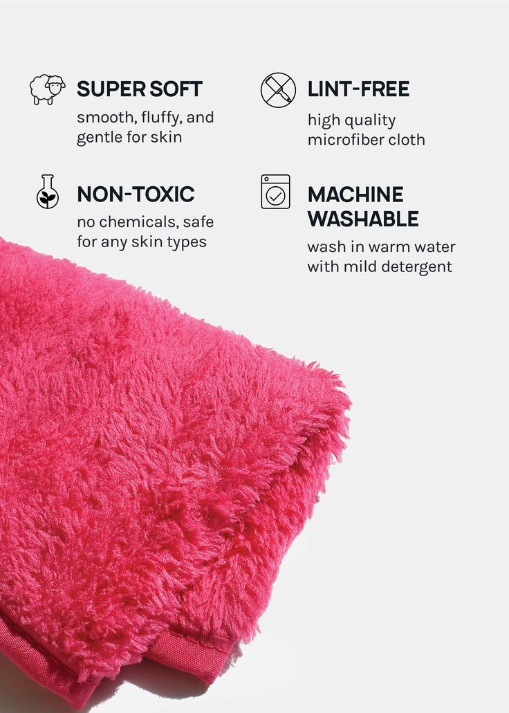 Microfiber Cleansing Mitt [Makeup Remover] - Dreambox Beauty
