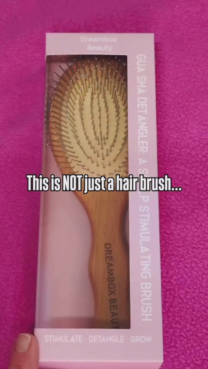 Scalp Massage Brush for Hair Growth | Gua Sha Detangler