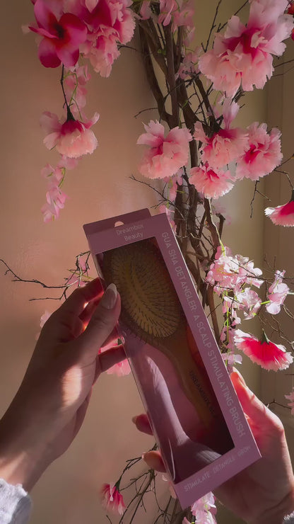 Scalp Massage Brush for Hair Growth | Gua Sha Detangler