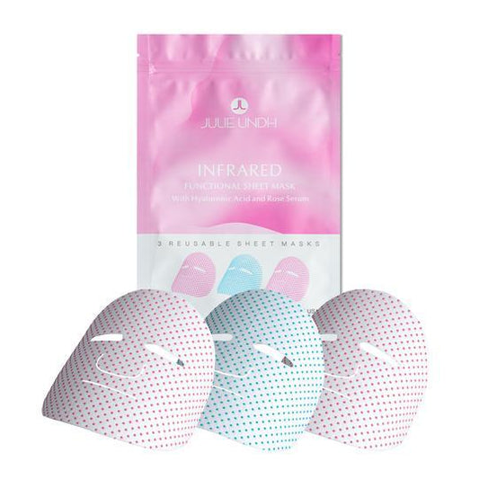 Infrared Sheet Mask [Hyaluronic Acid Rose Serum] - Dreambox Beauty