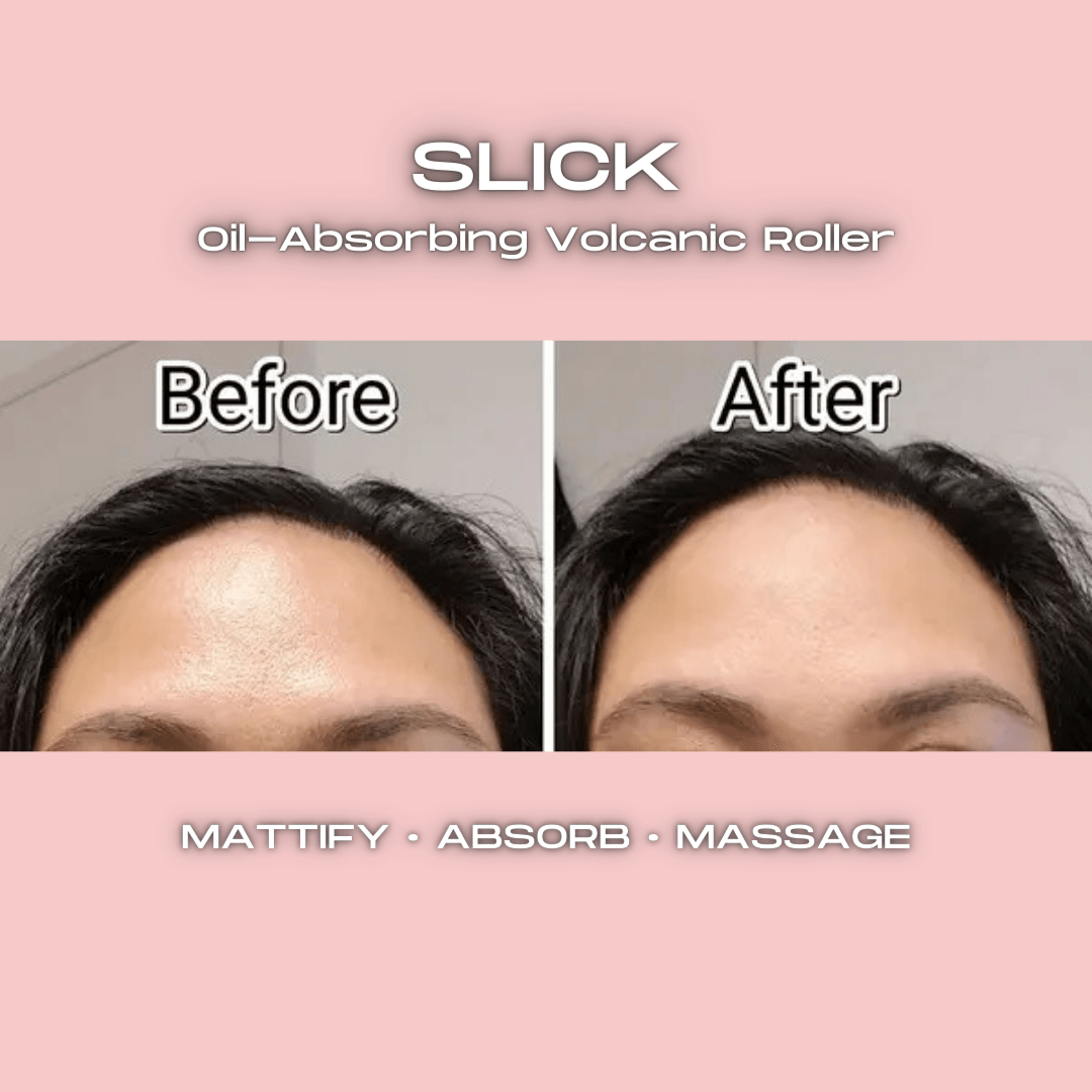 Slick Oil Absorbing Volcanic Roller [Removes Oil & Shine] - Dreambox Beauty