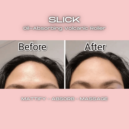 Slick Oil Absorbing Volcanic Roller [Removes Oil & Shine] - Dreambox Beauty