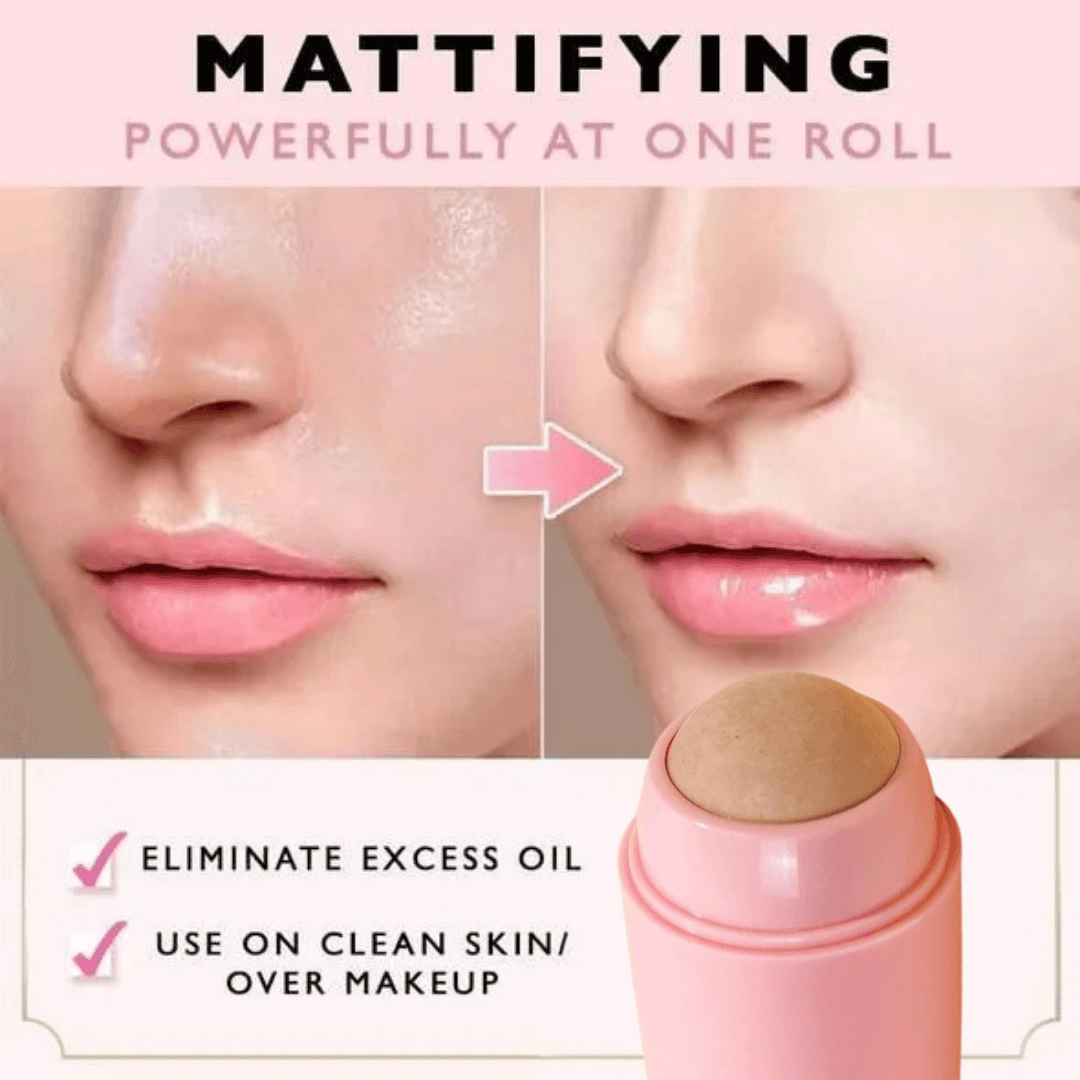 Slick Oil Absorbing Volcanic Roller [Removes Oil & Shine] - Dreambox Beauty