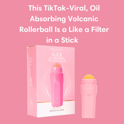 Slick Oil Absorbing Volcanic Roller [Removes Oil & Shine] - Dreambox Beauty