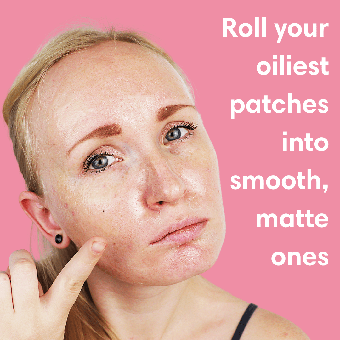 Slick Oil Absorbing Volcanic Roller [Removes Oil & Shine] - Dreambox Beauty